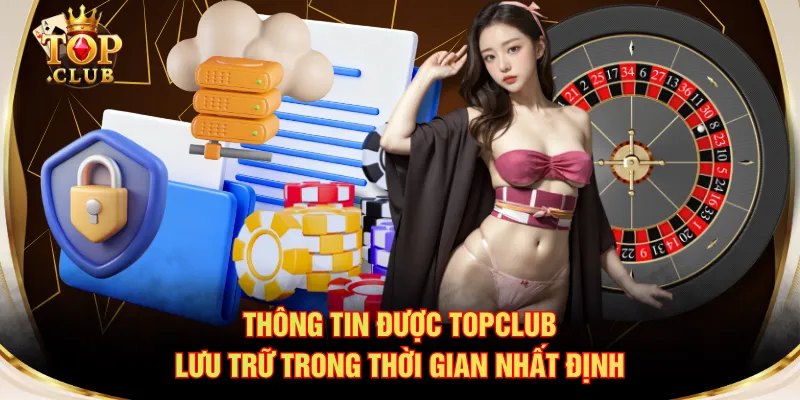 Thông tin được TOPCLUB lưu trữ trong thời gian nhất định